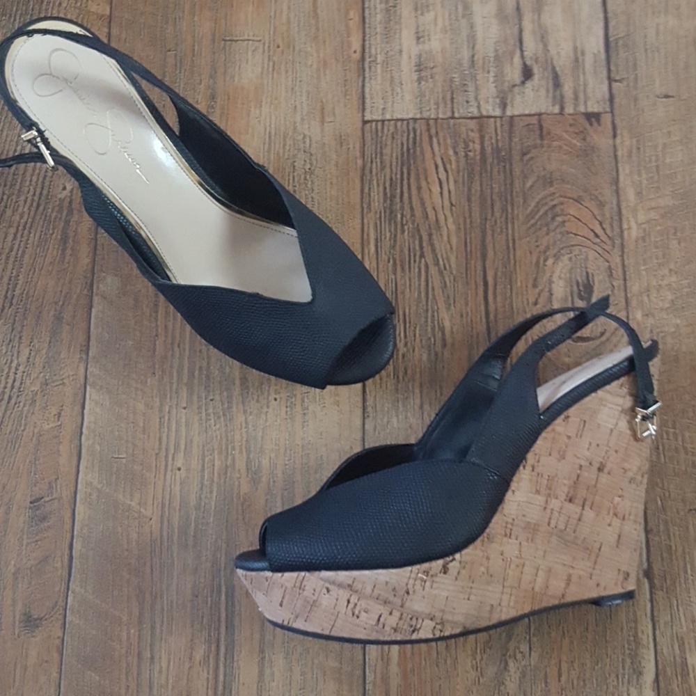 Jessica Simpson wedges